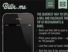 Tablet Screenshot of billr.me